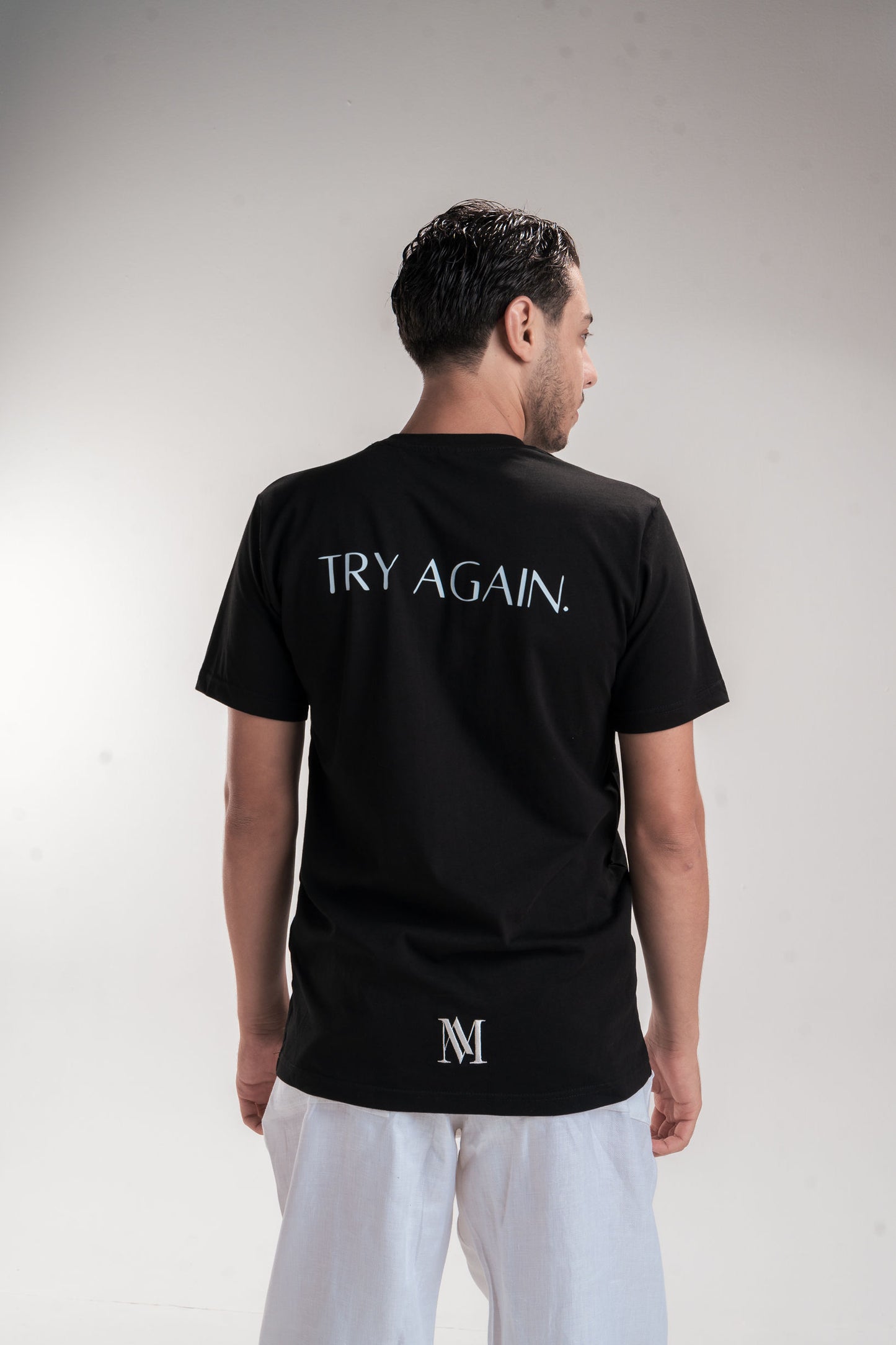 Try Again - Short Sleeve Cotton T-shirt