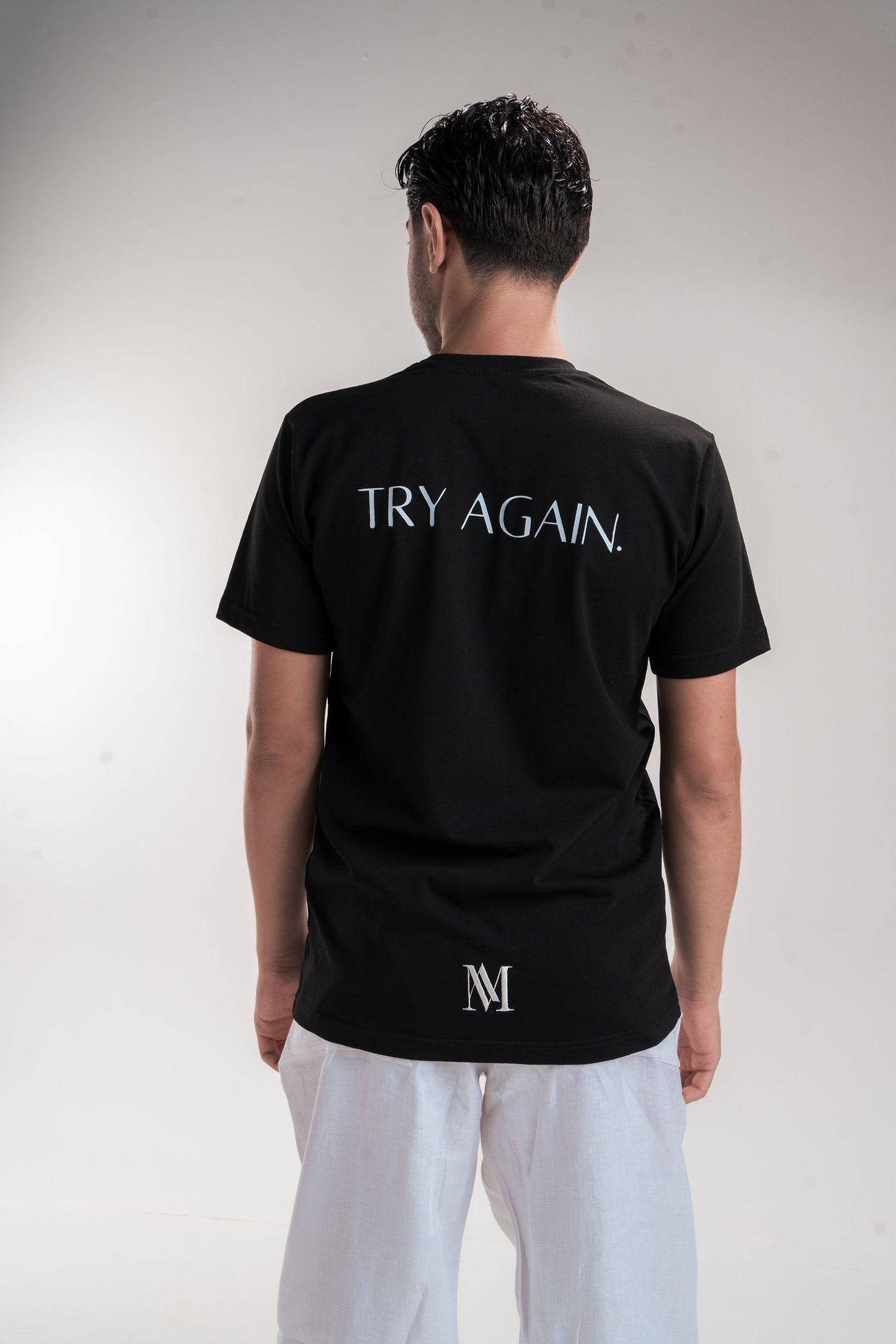 Try Again - Short Sleeve Cotton T-shirt