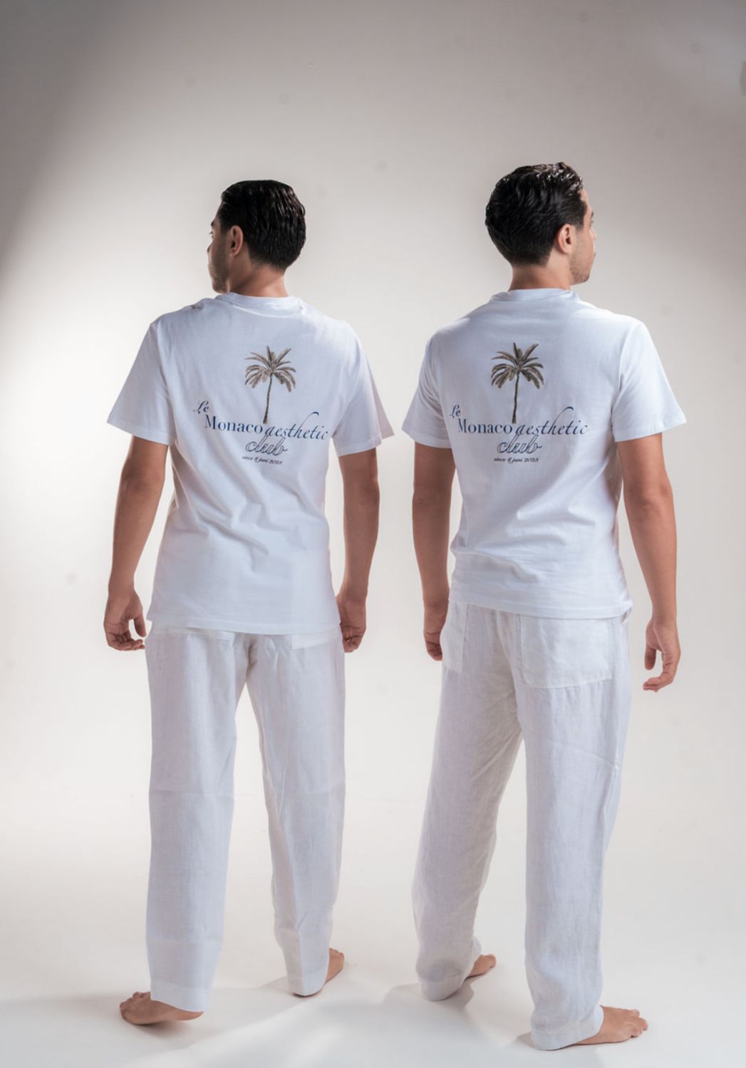 MONACO Aesthetic - Short Sleeve Cotton T-shirt