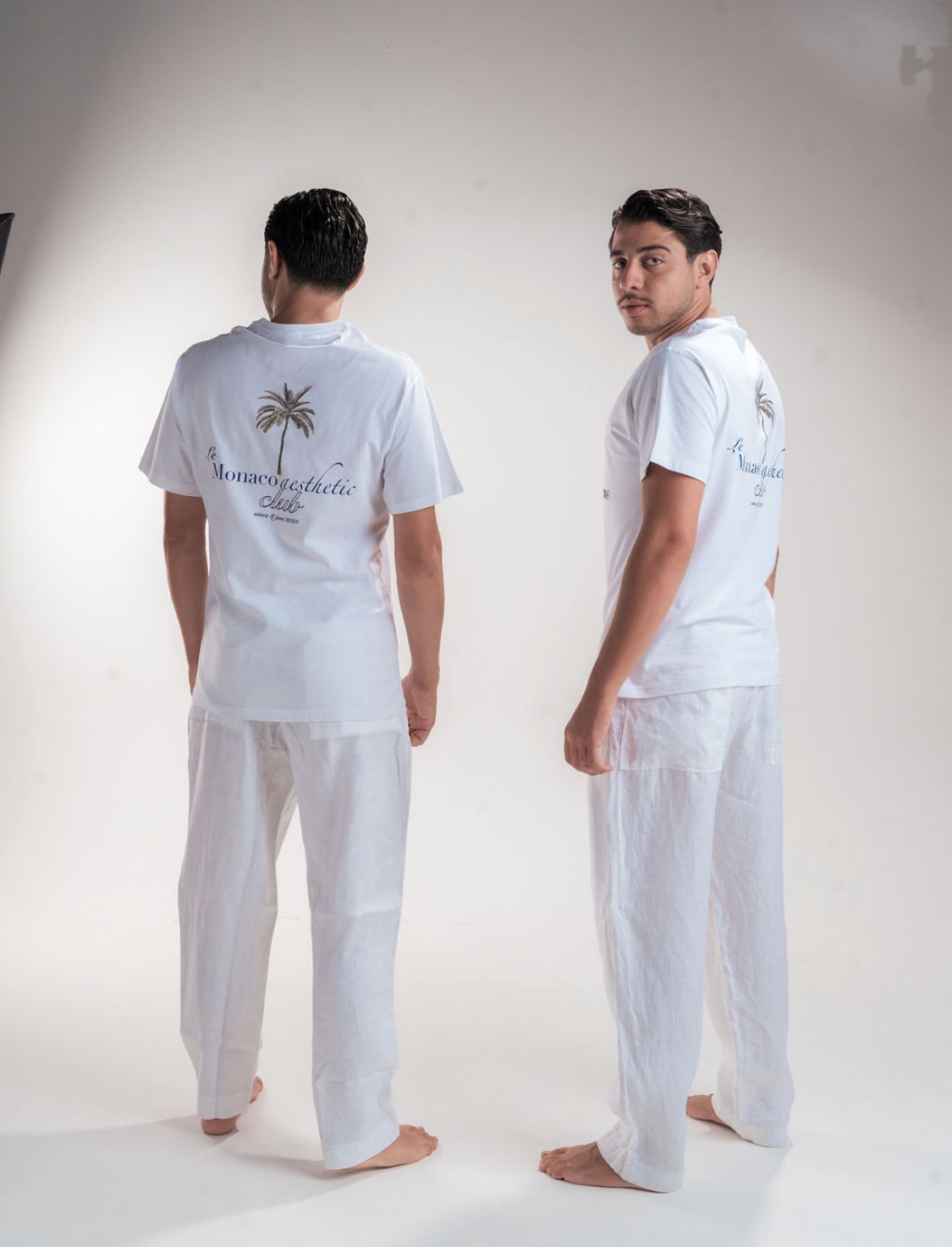 MONACO Aesthetic - Short Sleeve Cotton T-shirt