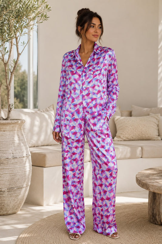 Iris Silk Set