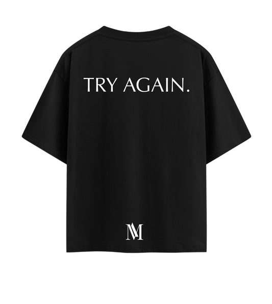 Try Again - Short Sleeve Cotton T-shirt