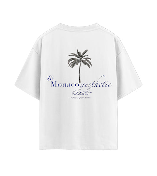 MONACO Aesthetic - Short Sleeve Cotton T-shirt