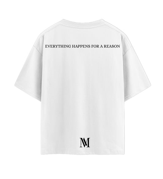 Everything Happens For A Reason (English) - Short Sleeve Cotton T-shirt