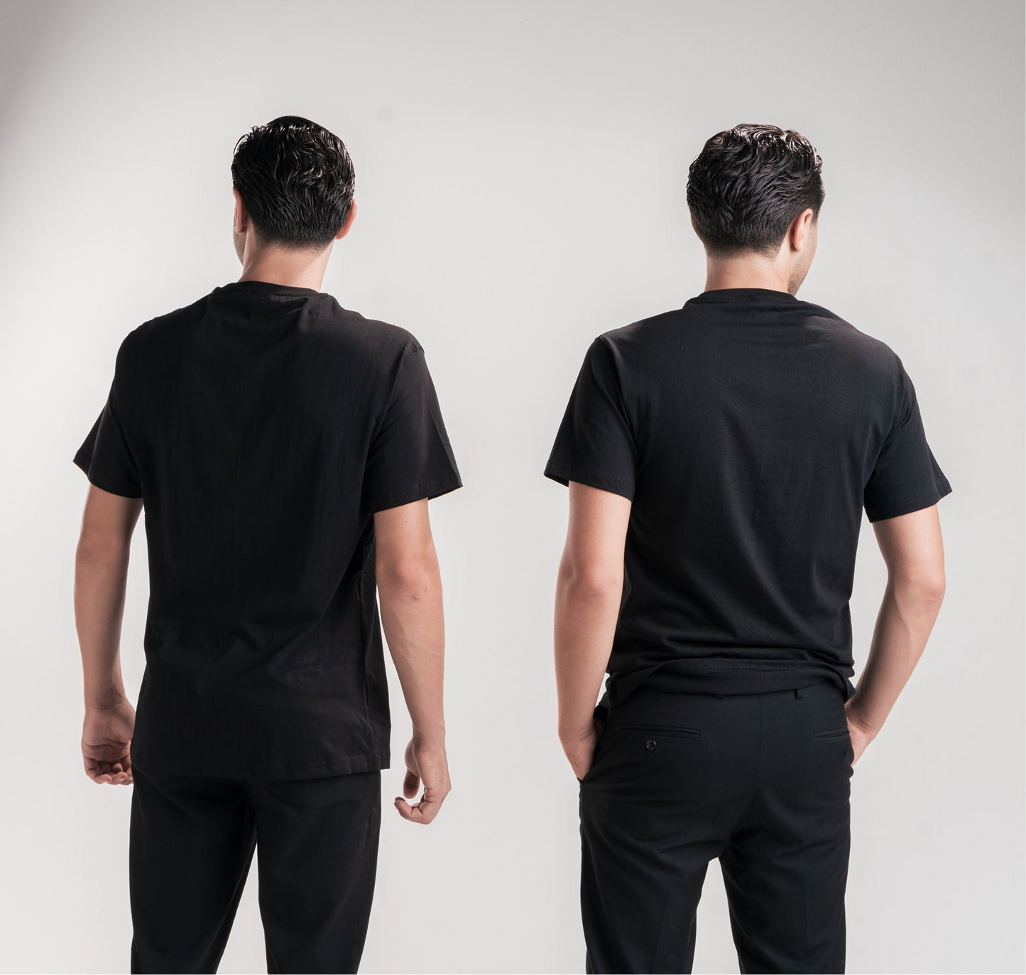 Plain Twins - Short Sleeve Cotton T-shirt
